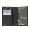 Обложка для паспорта Versado 066 1 relief black. Вид 3.