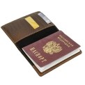 Обложка для паспорта Versado 044 1 brown croco. Вид 3.