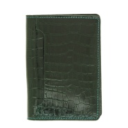 Обложка для паспорта Versado 044 1 green croco