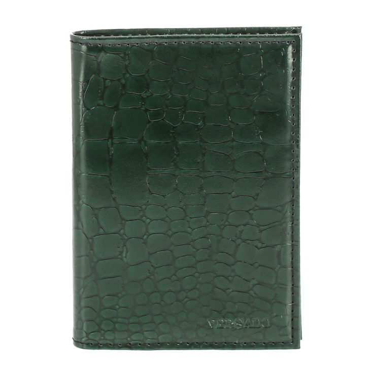 Обложка для документов Versado 063 2 green croco