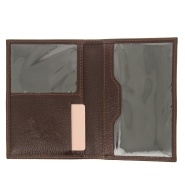 Обложка для паспорта Versado 064 1 relief brown. Вид 3.