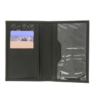 Обложка для паспорта Versado 066 1 relief black. Вид 3.