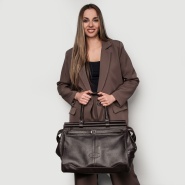 Дорожный саквояж Versado 1049 brown. Вид 6.