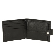 Кожаное портмоне Versado B200-1 relief black. Вид 3.