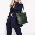 Женская сумка-шоппер Versado B798 green. Вид 6.