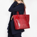 Женская сумка-шоппер Versado B798 relief red. Вид 6.