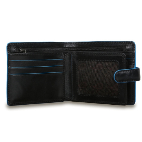 Раскладное портмоне с застежкой выполненное Visconti ALP86 Black