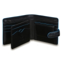 Раскладное портмоне с застежкой выполненное Visconti ALP86 Black. Вид 3.
