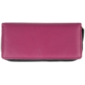 Вместительный кожаный кошелек розового цвета Visconti Honolulu RB55 Honolulu Berry Multi