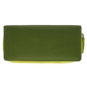 Вместительный кожаный кошелек зеленого цвета Visconti Honolulu RB55 Honolulu Lime Multi
