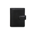 Кожаный кошелек черного цвета с откидным вкладышем Visconti HT31 Soho Black