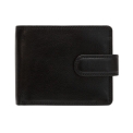 Черное портмоне из матовой кожи с естественной фактурой Visconti HT9 Sloan Black