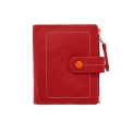 Складной кошелек из кожи с застежкой на ремешке Visconti M77 Mojito Red Multi