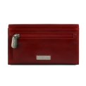 Кожаный кошелек с монетницей на рамочном замке Visconti Maria MZ12 Maria Italian Red. Вид 2.