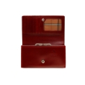 Кожаный кошелек с монетницей на рамочном замке Visconti Maria MZ12 Maria Italian Red. Вид 4.