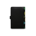Черный кожаный кошелек с яркой аппликацией Visconti P1 Lily Pad. Вид 4.
