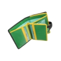 Кожаный кошелек с яркой разноцветной аппликацией Visconti P3 Lily Pad. Вид 3.