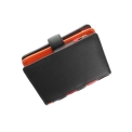 Кожаный кошелек с яркой разноцветной аппликацией Visconti P3 Very Berry. Вид 4.