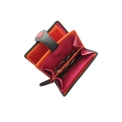 Кожаный кошелек с яркой разноцветной аппликацией Visconti P3 Very Berry. Вид 6.
