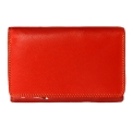 Красный кожаный кошелек с яркими вставками Visconti RB43 Red Multi. Вид 2.