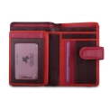 Многофункциональный кошелек из кожи Visconti RB51 Fiji Plum Multi. Вид 3.