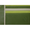 Кожаная обложка для паспорта раскладывающаяся надвое Visconti RB75 Lime Multi. Вид 4.